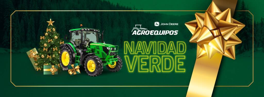 Navidad Verde John Deere